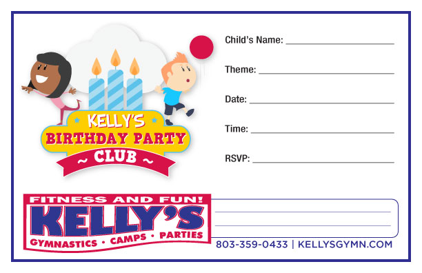 Blank Birthday Party Invitation